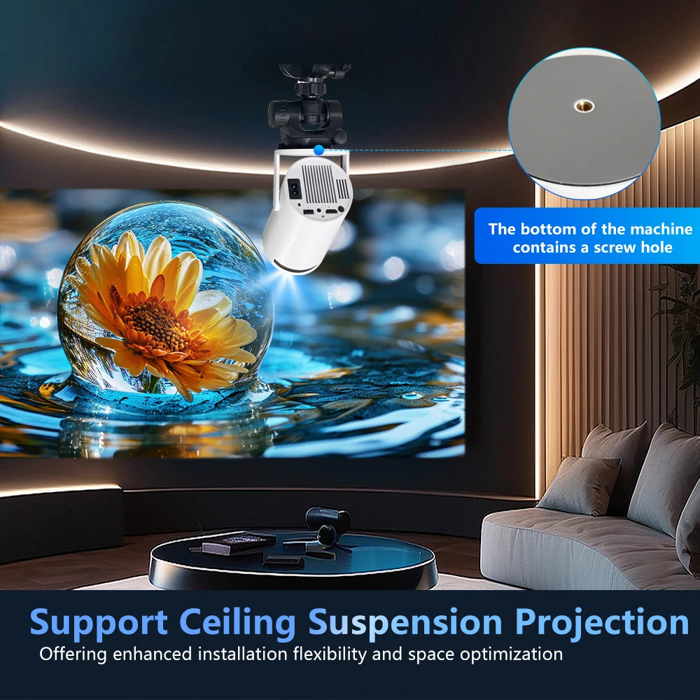 Just Rizzed™ 4K Smart Projector