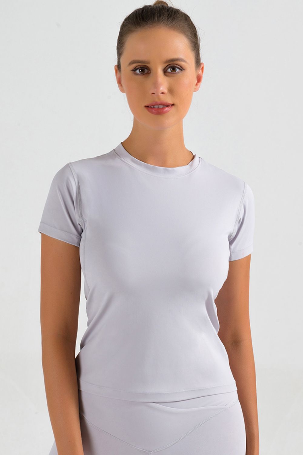 Round Neck Short Sleeve Sports T-Shirt