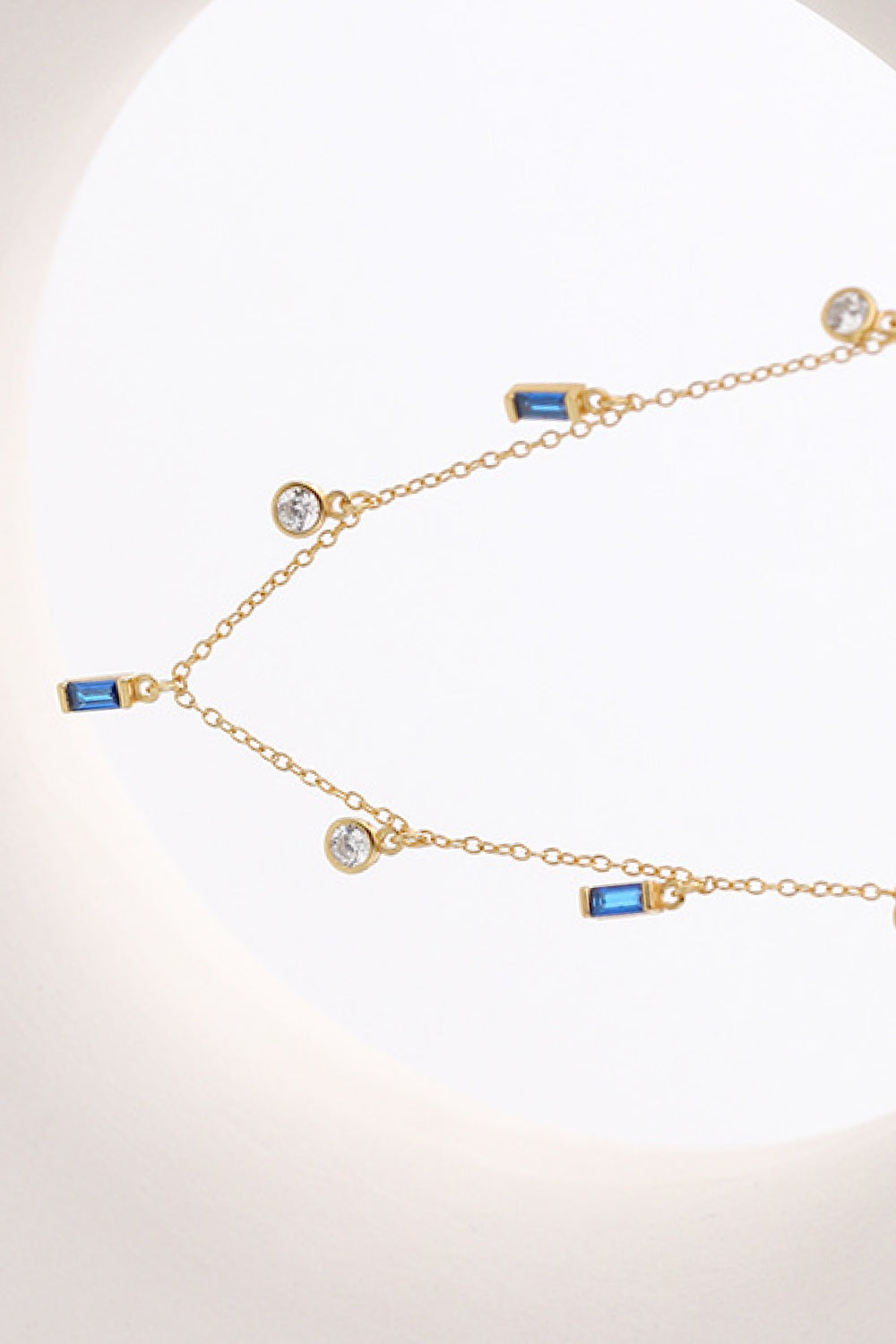 18K Gold Plated Multi-Charm Chain Necklace