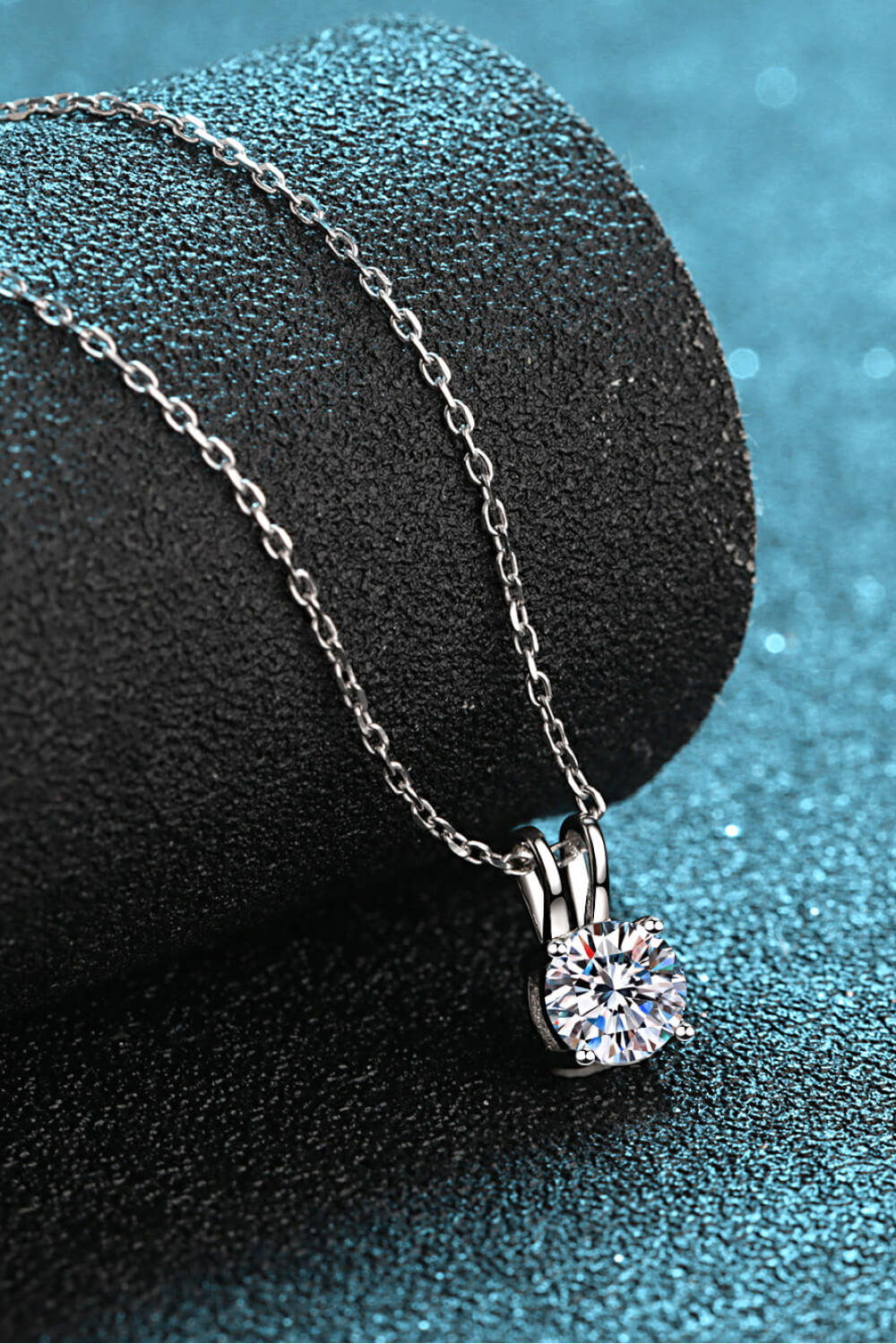 925 Sterling Silver Moissanite Necklace